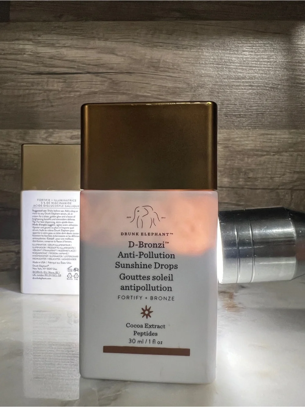 Drunk Elephant highlighter and bronzer drops B-Goldi & D-Bronzi (Set of 2)